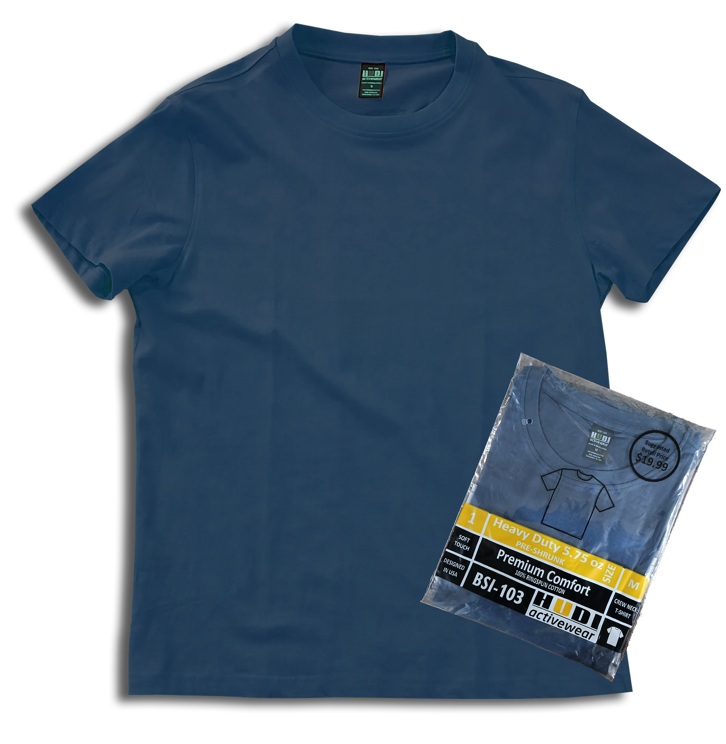 H1003 Premium 100% Ring-Spun Cotton Unisex T-Shirt
