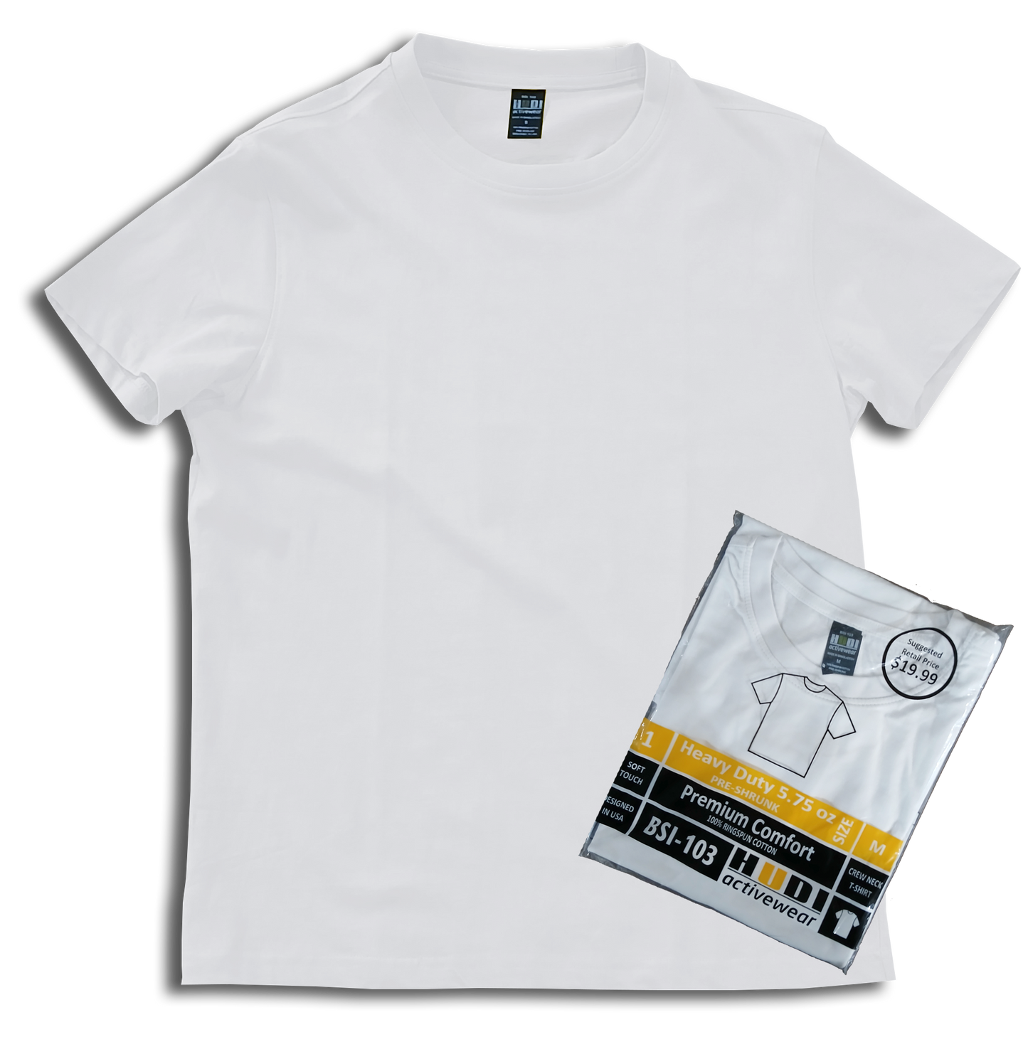 H1003 Premium 100% Ring-Spun Cotton Unisex T-Shirt