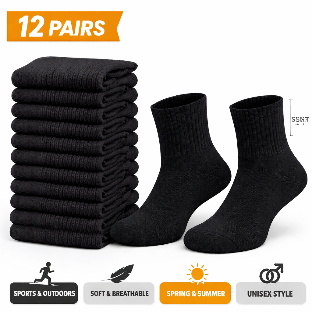 BSI 805 Basicstyle's Premium Ankle Sports Socks